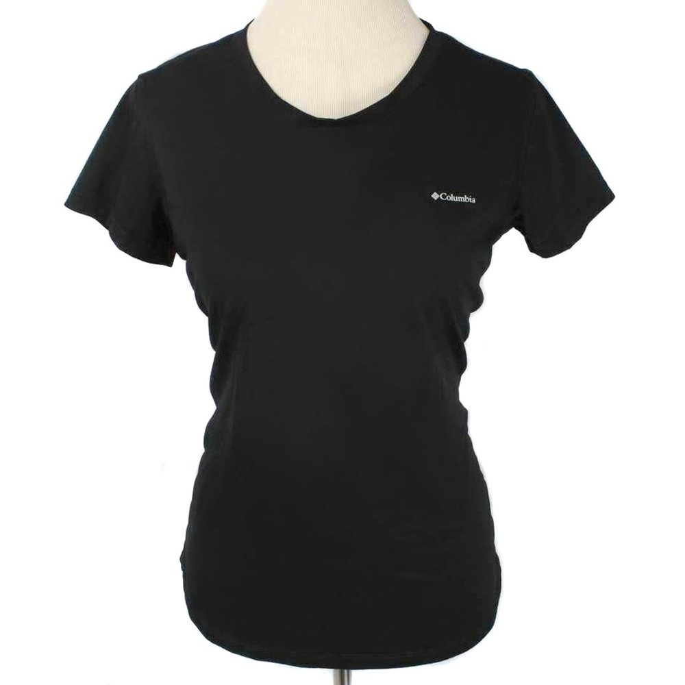 COLUMBIA Black Omni-Wick Short Sleeve Athletic Tee